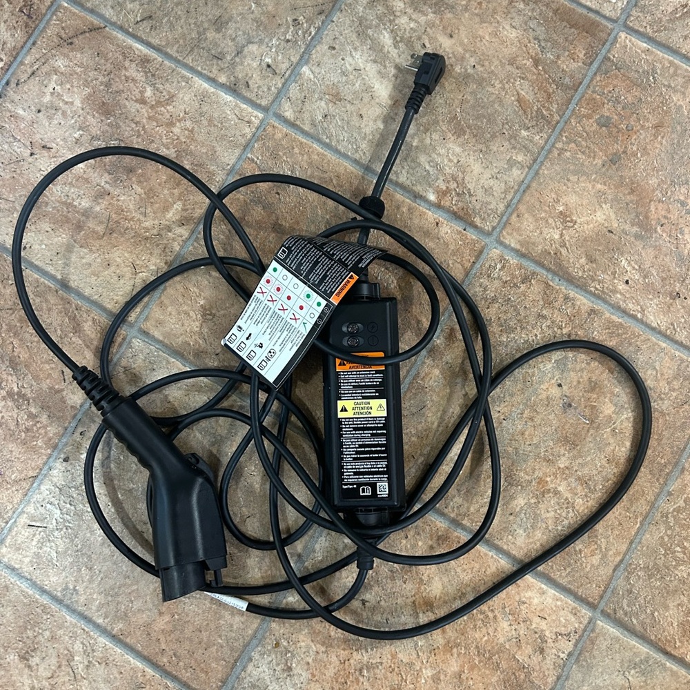 Black Electric Car Charger